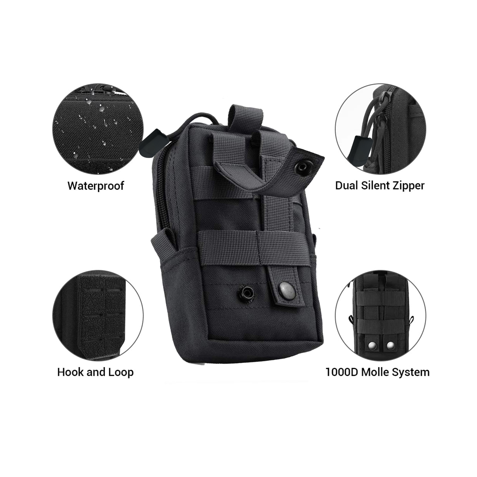Marsupio tattico Molle Marsupi - Edc Carry Belt Pouch recensione e prezzo