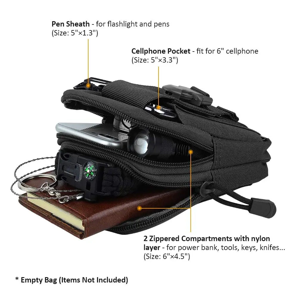 Borsa Tattica Multifunzione pe - Edc Carry Belt Pouch recensione e prezzo
